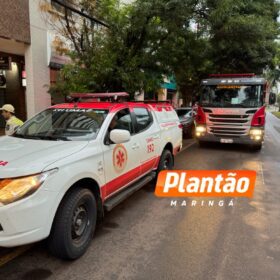 Fotos de Morador de rua dorme na frente de portão de condomínio e é atropelado em Maringá