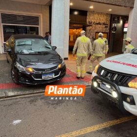 Fotos de Morador de rua dorme na frente de portão de condomínio e é atropelado em Maringá