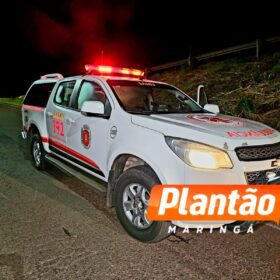 Fotos de Motociclista é intubado após queda de moto em Maringá