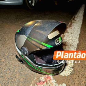 Fotos de Motociclista fica gravemente ferido após bater na traseira de caminhão em Maringá