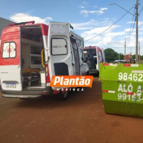 Fotos de Parede cai sobre trabalhador em obra em Maringá